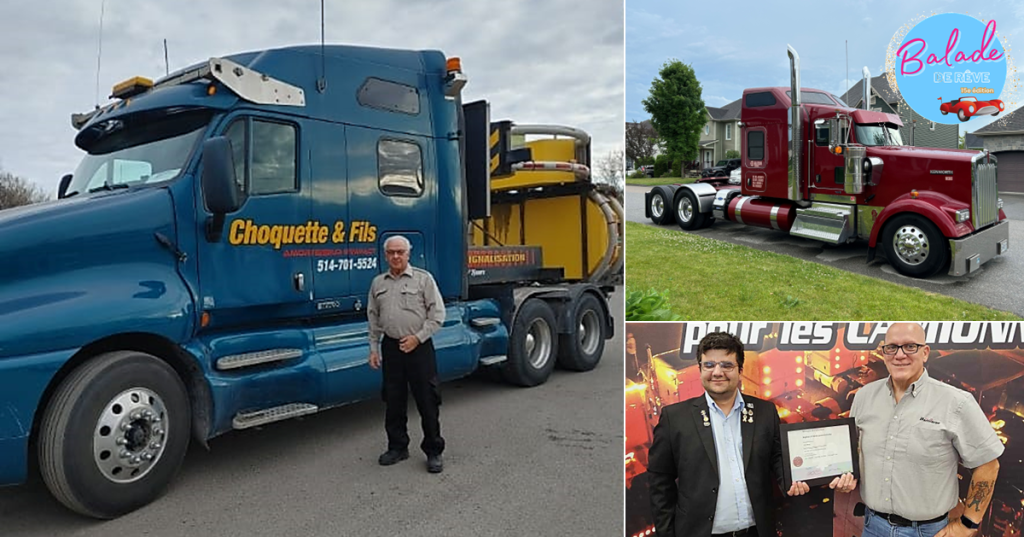 Jacques Dubé, un vétéran du transport routier! On célèbre ses 60 années dans le camionnage. Mathieu Caron de Grayson participe à La Balade de Rêve et Pierre Labrie de Bernières débarque au studio