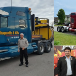 Jacques Dubé, un vétéran du transport routier! On célèbre ses 60 années dans le camionnage. Mathieu Caron de Grayson participe à La Balade de Rêve et Pierre Labrie de Bernières débarque au studio