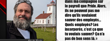 Claude Gizelo explique les défis liés aux chauffeurs incorporés dans l'industrie du transport lors de son entrevue.