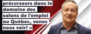 Jean Raymond, qui est promoteur et qui parle dans ce podcast de la Foire de l'Emploi du Camionnage.