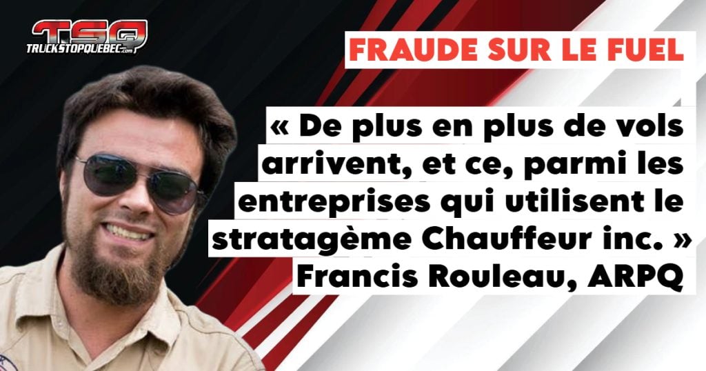 Francis Rouleau, directeur général de L'ARPQ, discute de formation chez les camionneurs et des chauffeurs inc.