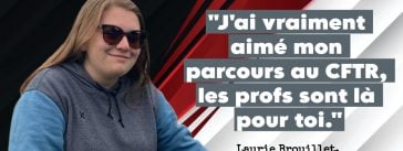 Laurie Brouillet, camionneuse, qui nous parle de son parcours dans le camionnage dans ce podcast.