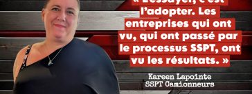 Kareen Lapointe, directrice générale de SSPT Camionneurs, vient en aide aux routières et routiers souffrant du syndrome de stress post-traumatique