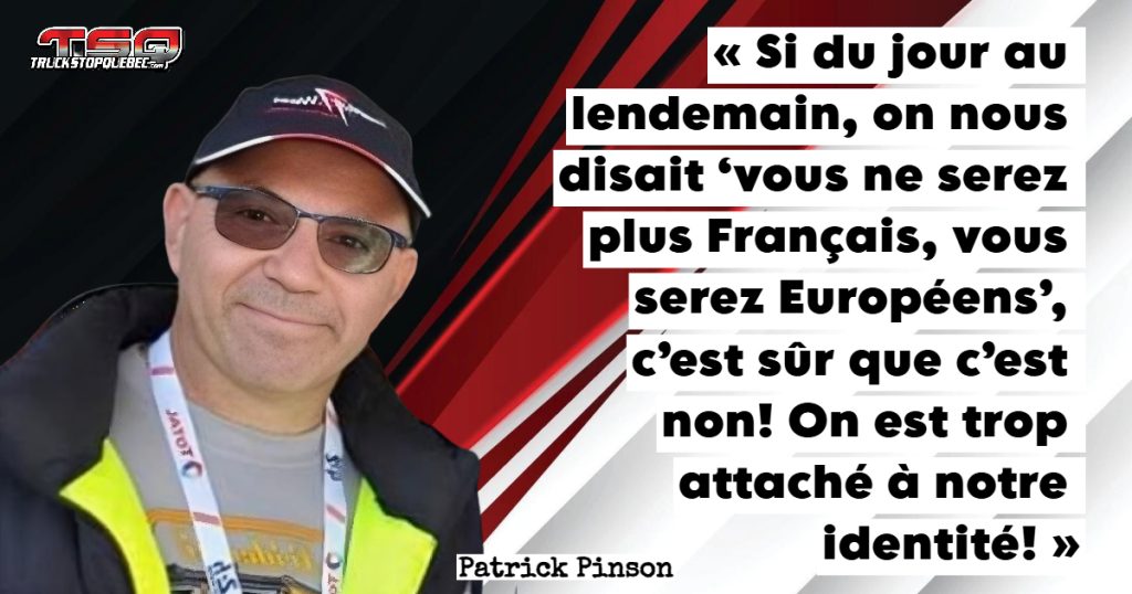 Patrick Pinson, de France, qui discute dans ce podcast des déclarations de Donald Trump.