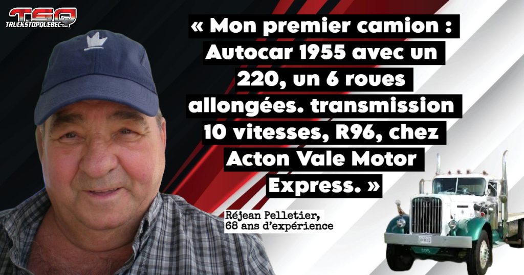 Réjean Pelletier, qui a récemment fêté son anniversaire. Et quoi de mieux qu’un voyage en camion pour souligner cet événement spécial? 