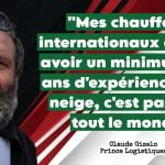 Claude Gizelo, président chez Prince Logistique, qui parle dans ce podcast du manque de formation, de la sécurité en dénoncant certains manques lors de location de camions.