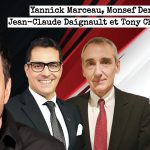 Yannick Marceau, Monsef Derraji, Jean-Claude Daignault et Tony Charbonneau qui discutent actualité, Chauffeur Inc, Sécurité Routière et agents de CRQ dans ce podcast sur le camionnage.
