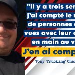 Tony Charbonneau partage son expérience sur la route et souligne les dangers du cellulaire au volant, après avoir compté 82 conducteurs inattentifs.
