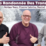 Jérôme Veer, Pierre Labrie et Daniel Lamanque, qui discutent dans ce podcast de la Randonnée des Transporteurs 2025.