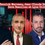 Yannick Marceau, Jean-Claude Daignault, Dave Beaulieu et Lyne Gilbert qui participent à ce podcast du camionnage.