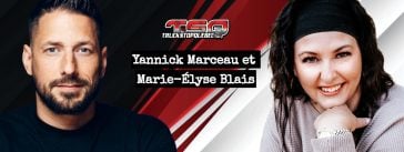 Yannick Marceau et Marie-Élyse Blais, qui participent tous deux à ce podcast du camionnage.