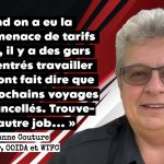 Johanne Couture, qui participe à ce podcast sur le camionnage pour parler de la conduite en conditions routières difficiles et les tarifs douaniers.