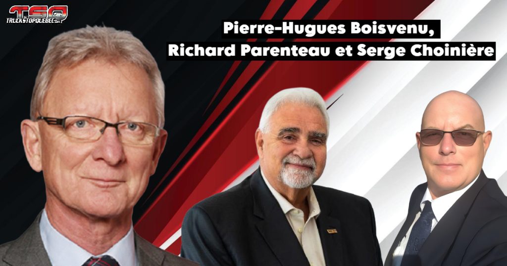 Pierre-Hugues Boisvenu, Serge Choinière et Richard Parenteau discute politique et camionnage dans ce podcast.