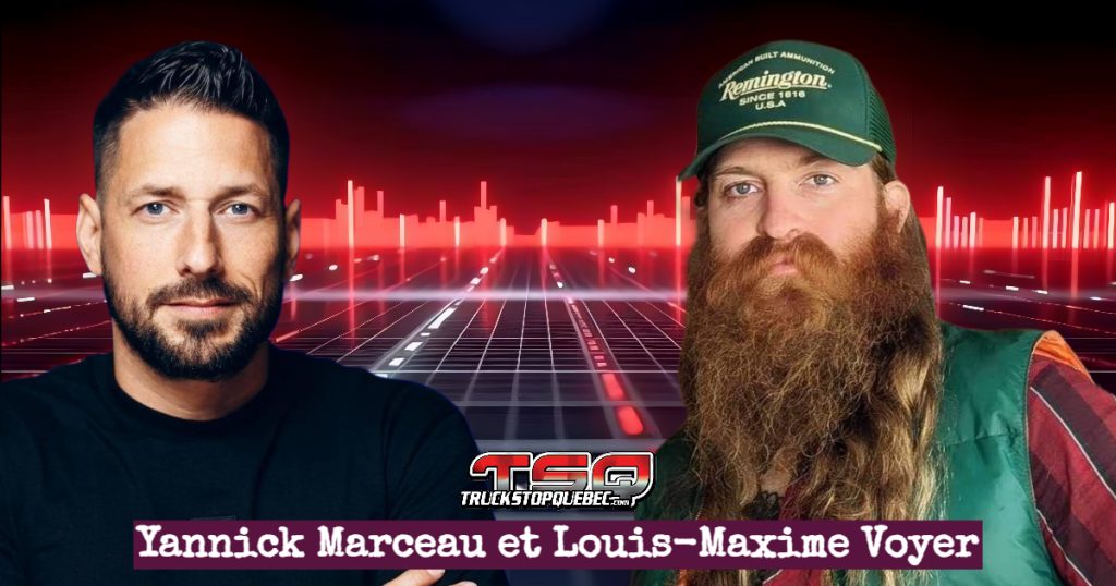 Yannick Marceau et Louis-Maxime Voyer qui discutent actualité et camionnage dans ce podcast sur La Radio des Camionneurs.