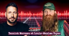 Yannick Marceau et Louis-Maxime Voyer qui discutent actualité et camionnage dans ce podcast sur La Radio des Camionneurs.