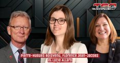 Pierre-Hugues Boisvenu, Florence Jean-Jacobs et Lucie Allard interviennent dans un podcast sur le transport, la politique et l’économie de La Radio des Camionneurs.