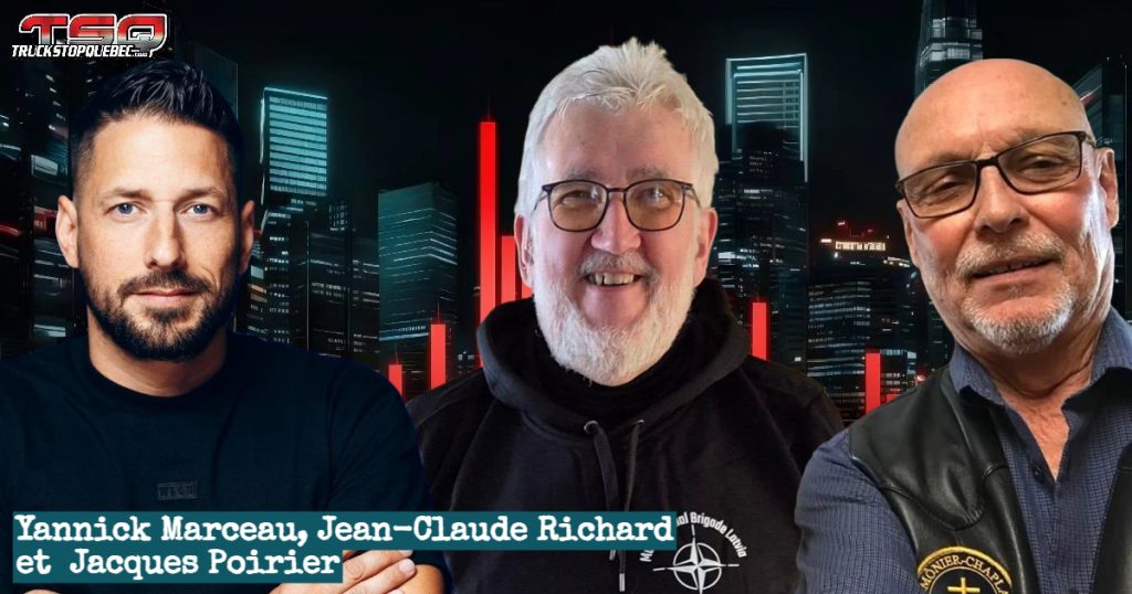Yannick Marceau, Jean-Claude Richard et Jacques Poirier, qui nous parlent camionnage, politique et des élections 2025 dans ce podcast des camionneurs.