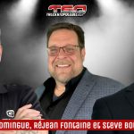Yvan Domingue, Réjean Fontaine et Steve Bouchard, qui participent à ce podcast sur le camionnage.
