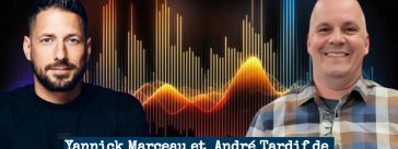 Yannick Marceau et André Tardif de TEC Transport Expert-Conseil, qui discutent tous deux actualité et camionnage dans ce podcast sur la radio des camionneurs.