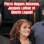 Pierre-Hugues Boisvenu, Jacques Lafleur et Ginette Legault, qui participent à ce podcast du camionnage.