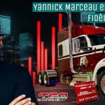 Yannick Marceau et un camion de Transport Fidèle Tremblay, qui nous parlent actualité et camionnage dans ce podcast.