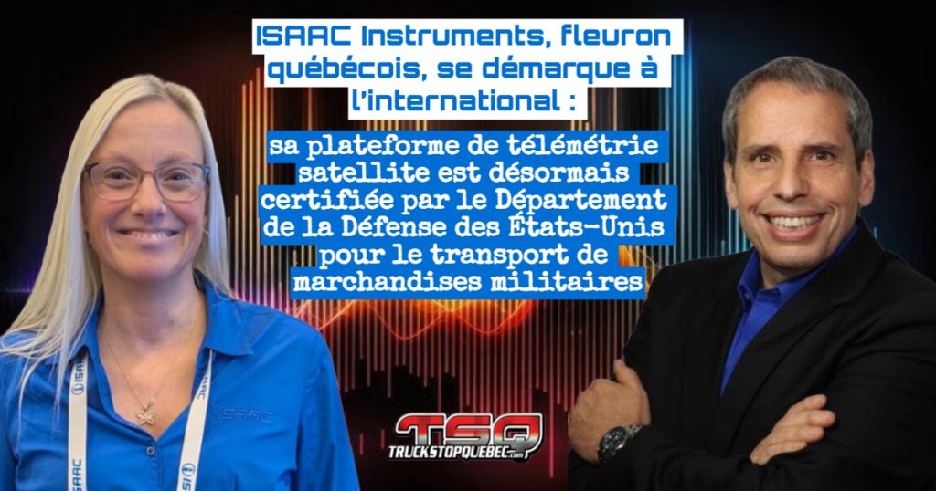 André Durocher et Mélanie Simard de l’équipe d’ISAAC Instruments sont de passage avec François Morin, directeur de l’assurance qualité dans ce podcast du camionnage.