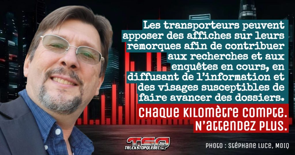 Stéphane Luce, fondateur de MDIQ - Meurtres et Disparitions Irrésolus du Québec