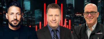 Yannick Marceau, Hans Mercier et Pierre Labrie qui participent à ce podcast sur le camionnage et l'actualité.