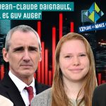 Éric Duhaime, Jean-Claude Daignault de la FCCRQ, Pascale Gobeil et Guy Auger du Comité sectoriel des Mines, qui participent à ce podcast du camionnage.
