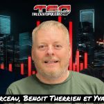Yvan Domingue, Yannick Marceau et Benoit Therrien parle du camionnage et de l’actualité à la radio de Truck Stop Québec.