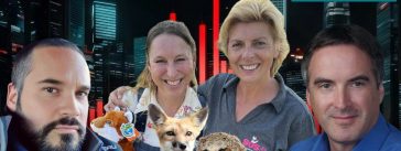 Charles Pellerin, Marie Saint-Laurent, Jennifer Tremblay de SOS Miss Dolittle, et Doc Denis Boucher, qui participent à ce podcast du camionnage.