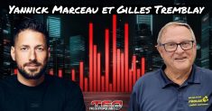 Yannick Marceau et Gilles Tremblay de ProLab, qui parlent actualité et camionnage avec Benoit Therrien sur La Radio des Camionneurs de Truck Stop Québec.