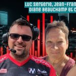 Luc Sergerie, Jean-François Tremblay, Diane Beauchamp et Chanelle ChaCha Beaudin qui participent tous à ce podcast sur la route, le camionnage, le Diesel Fest et les courses de camions.