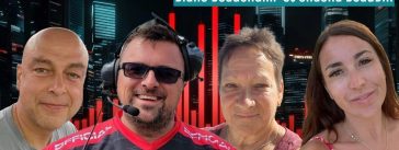 Luc Sergerie, Jean-François Tremblay, Diane Beauchamp et Chanelle ChaCha Beaudin qui participent tous à ce podcast sur la route, le camionnage, le Diesel Fest et les courses de camions.