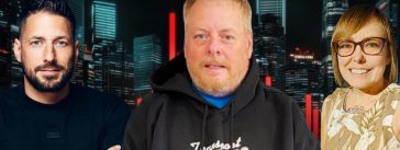 Yannick Marceau, Benoit Therrien et Sophie Jacob, qui participent à ce podcast sur les camionneurs, le stratagème Chauffeur Inc et l'actualité.