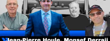 Jean-Pierre Houle, Monsef Derraji et Patrick Pinson parlent avec Benoit Therrien sur la radio des Camionneurs, Truck Stop Québec.