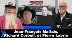 Jean-François Maltais, Richard Corbeil, Benoit Therrien et Pierre Labrie, qui nous parlent camionnage dans ce podcast.