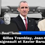 Gilles Tremblay de Prolab, Jean-Claude Daigneault de la FCCRQ et Xavier Barsalou-Duval du Bloc Québécois, qui participent à ce podcast sur la radio des camionneurs avec Benoit Therrien.