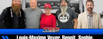 Louis-Maxime Voyer, Benoit Therrien, Sophie Jacob, Plafond Zanetti et Xavier Barsalou Duval du Bloc Québécois, pour jaser dans ce podcast de camionnage.