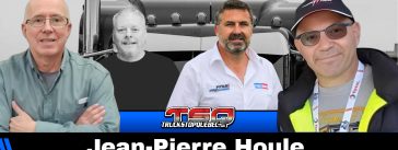 Jean-Pierre Houle, Benoit Therrien, Fabien Calvet et Patrick Pinson, qui parlent camions et chauffeur inc dans ce podcast du camionnage.