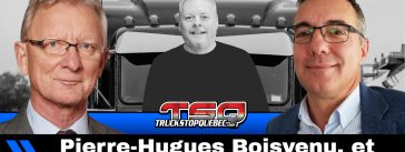 Pierre-Hugues Boisvenu et Pierre Gagnon de Burrowes, participent tous deux à ce podcast avec l'animateur Benoit Therrien, sur la radio des camionneurs.