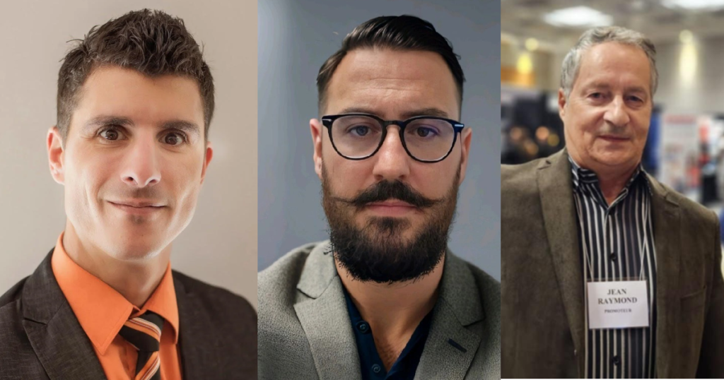 Michael Deschambault de Affacturage JD, Julien Le Roux de Trans-West et Jean Raymond de la Foire de l'emploi nous parlent affacturage, camionnage et Salon emplois du camionnage.