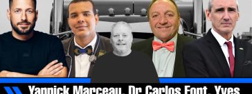 Yannick Marceau, Dr Carlos Font, Yves Charlebois et Jean-Claude Daignault discutent camionnage dans ce podcast de Truck Stop Québec avec Benoit Therrien.