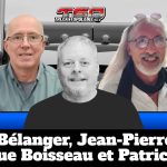 Jean-Pierre Houle, Claude Bélanger, Patrick Pinson et Dominique Boisseau qui participent à ce podcast de Benoit Therrien sur la radio des camionneurs de Truck Stop Québec.