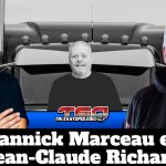 Yannick Marceau et Jean-Claude Richard qui participent avec Benoit Therrien au podcast de Truck Stop Québec.