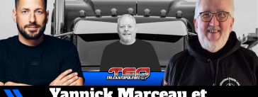 Yannick Marceau et Jean-Claude Richard qui participent avec Benoit Therrien au podcast de Truck Stop Québec.