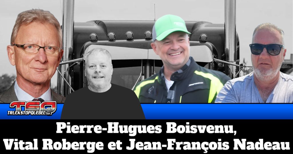Pierre-Hugues Boisvenu, Vital Roberge et Jean-Francois Nadeau de Permis plus, participent à ce podcast avec Benoit Therrien sur la radio des camionneurs.