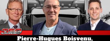 Pierre-Hugues Boisvenu, Pierre Gagnon de Burrowes et Guyllaume Amiot de Raymond Chabot Grant Thornton, qui discutent camionnage et actualité dans ce podcast sur la radio des camionneurs de Truck Stop Québec.