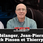 Claude Bélanger, Jean-Pierre Houle et Patrick Pinson qui participent à ce podcast sur la radio des camionneurs.
