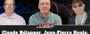 Claude Bélanger, Jean-Pierre Houle et Patrick Pinson qui participent à ce podcast sur la radio des camionneurs.